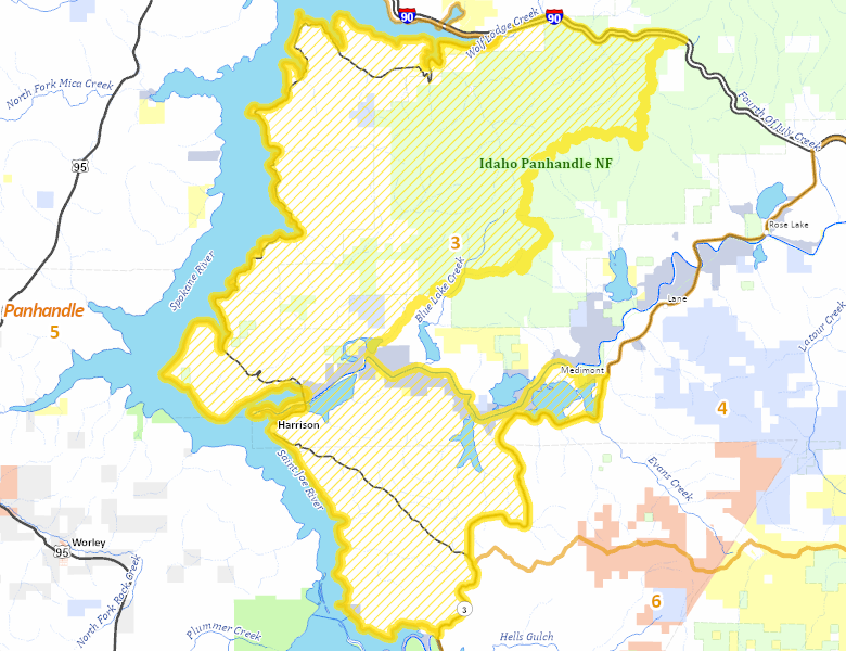 Map of Hunt Area