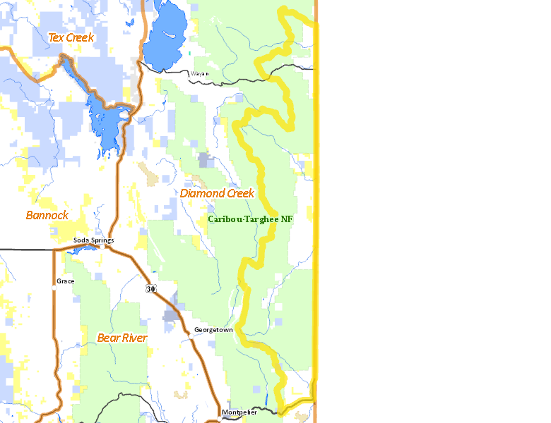 Map of Hunt Area