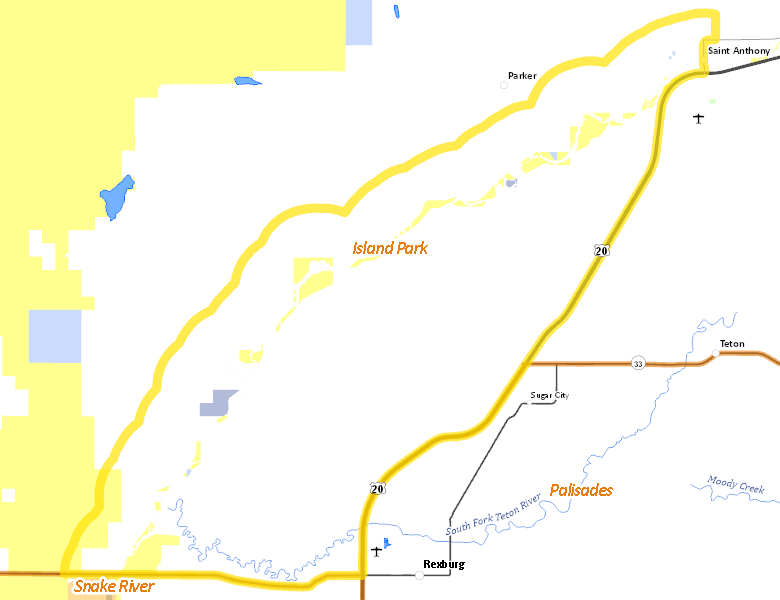 Map of Hunt Area